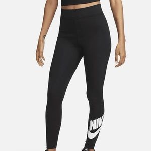 Nike Leggings with Gray and White Logo